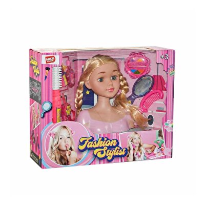 Büst Bebek Sarı Saçlı Güzellik Seti