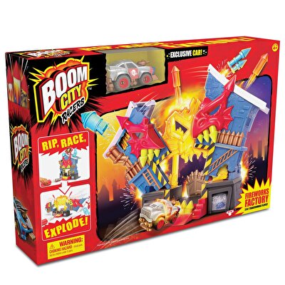 Boom City Racers Fişek Fabrikası Oyun Seti