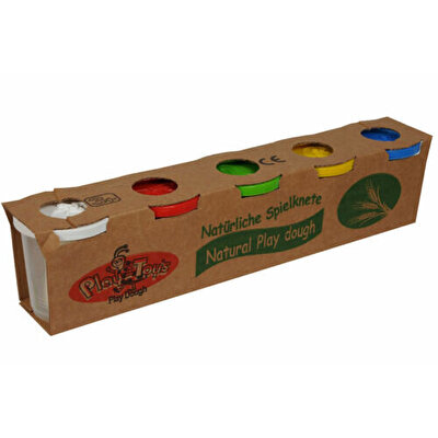 Playtoys Natural 5'li Oyun Hamuru