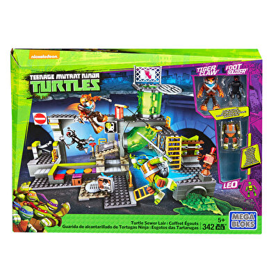 Mega Bloks TMNT Sewer Lair 342 Parça