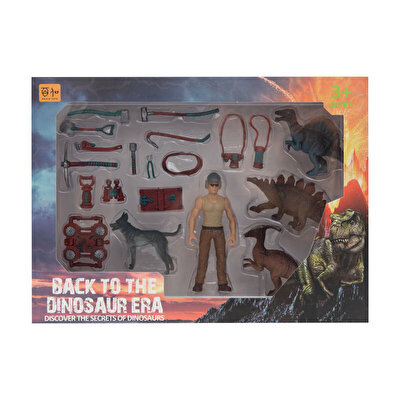 Erkek Figürlü Dinozor Set