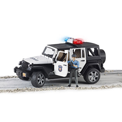 Bruder Jeep Wrangler U.R Polis Aracı Ve Memur - BR02526