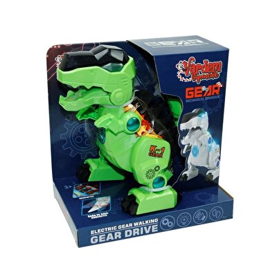 Işıklı, Müzikli ve Hareketli Yeşil Robot Dinozor