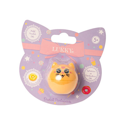 Lukky Simli Vanilya Aromalı Sarı Dudak Balm