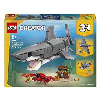 LEGO Creator Acımasız Köpek Balığı ile Hazine Sandığı 31381