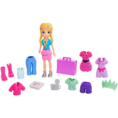 Polly Pocket Seyahatte Oyun Seti Sarı Saçlı GDM14