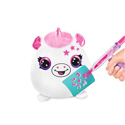 Airbrush Plush Sürpriz Squishy Paint Bucket Unicorn
