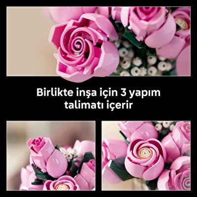 LEGO Botanicals Pembe Gül Buketi 10374
