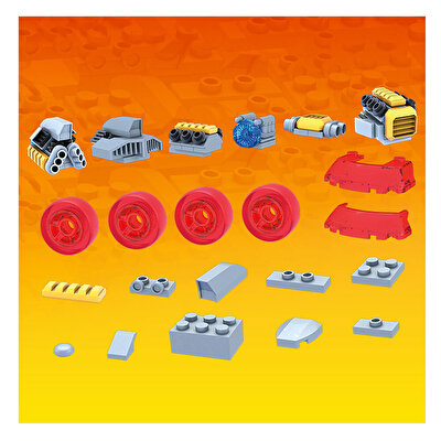 Mega Bloks Hot Wheels Aksesuarlı 4lü Araç Seti