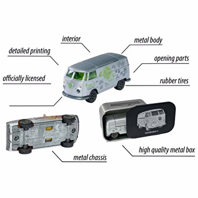 Majorette Vintage Deluxe Metal Araba Serisi Wolkswagen T1