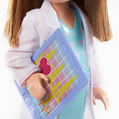 Barbie Chelsea Meslekleri Öğreniyor Bebek Serisi Doktor GTN88