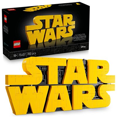 LEGO Parçalarla Yapılan Star Wars™ Logosu 75407