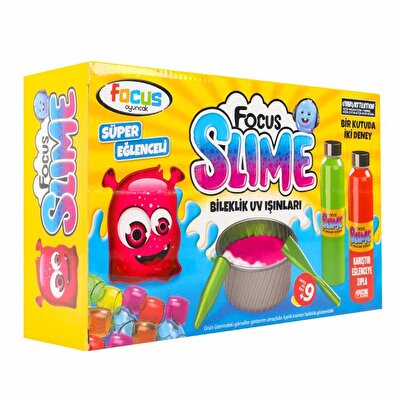 Slime Deney Seti ve UV Işınlı Bileklik