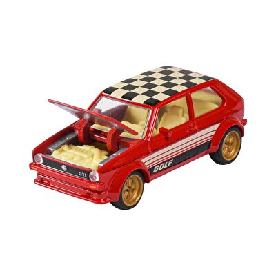 Majorette Volkswagen Deluxe Araba 1:64 Volkswagen Golf MK1 Kırmızı