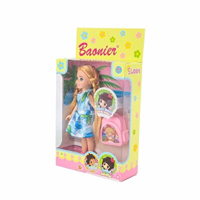 Baonier Bebek ve Bavulu Mavi Kelebek Kıyafetli