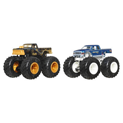 Hot Wheels Monster Trucks Güçlü İkili 1:64 Arabalar Bigfoot JCC69