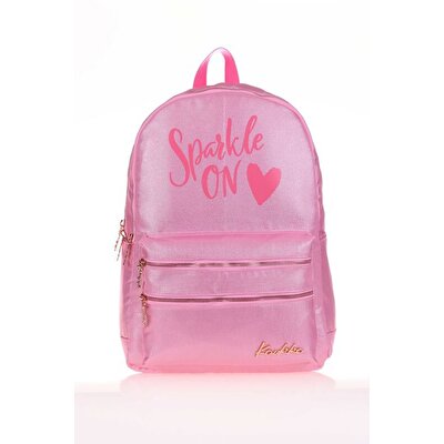 Kaukko Sparkle Pembe Sırt Çantası