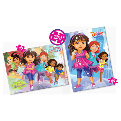 Kırkpabuç Dora Macera Başlıyor 2´li Puzzle