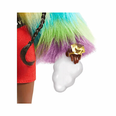 Barbie Extra Renkli Ceketli Bebek GVR04