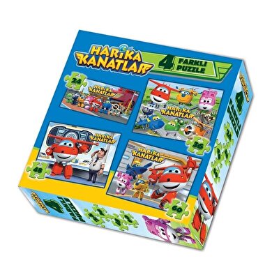 Harika Kanatlar 4'lü Kutu Puzzle