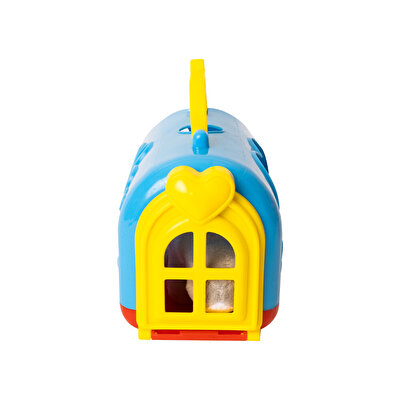 Kutulu Peluş Dinozor Mavi Kutulu