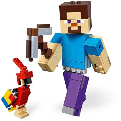 LEGO® Minecraft Papağanlı BigFig Steve 21148