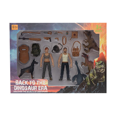 2'li Figürlü Dinozorlu Savunma Seti