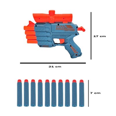 Nişancı 8 Dörtlü Dart Fırlatıcı Silah