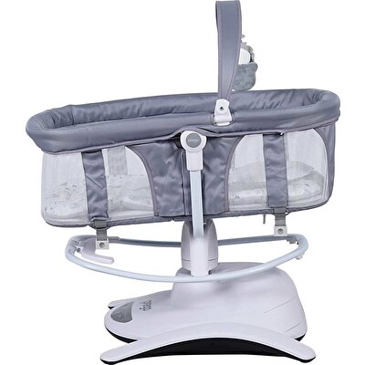 Prego Yummy Kumandalı Elektrikli Beşik Gri