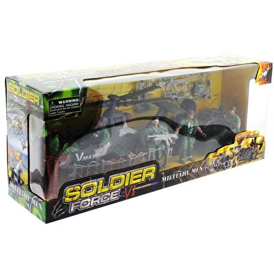Motor ve Helikopterli Askeri Oyun Seti D1231