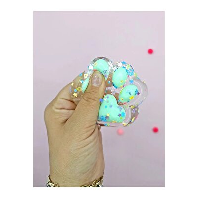 Işıklı Şeffaf Pati Squishy