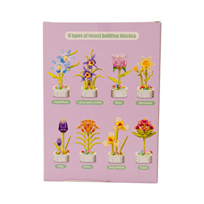 Mega Kri̇stal Çi̇çekler Yapı Blokları Lale