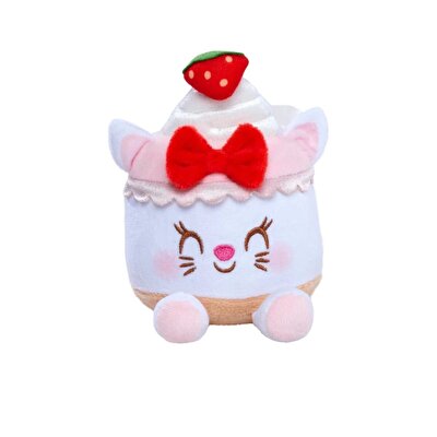Disney Munchlings Peluş 10 Cm Strawberry Cheesecake Marie
