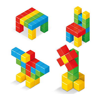 Geomag Magicube Çevredostu Manyetik Küp 24 Parça