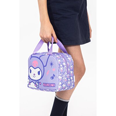 Kuromi Desenli Termal Beslenme Çantası Lila