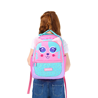 Kaukko Kids Cute Face Mouse Okul Çantası