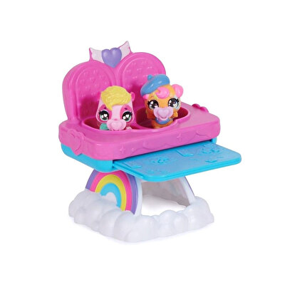 Hatchimals Alive Mama Sandalyesi Pembe Mavi Biberon