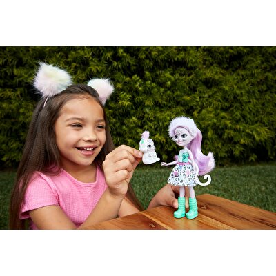 Enchantimals Kar Leoparı Sybill Bebek ve Flake GJX42