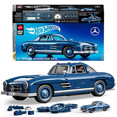 Hot Wheels Premium Serisi Mercedes Benz 300 SL Araba 1600 Parça HWW25