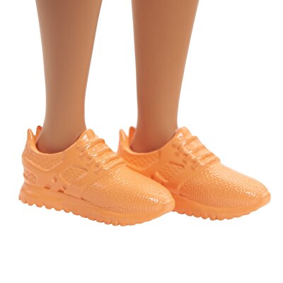 Barbie Büyüleyici Parti Bebekleri Mor Çizgili Elbiseli GYB02