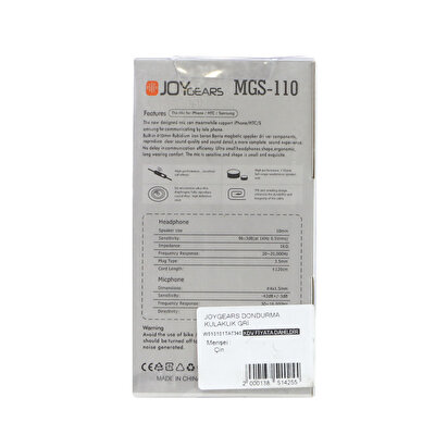 Joygears Ice Cream Kulaklık Gri