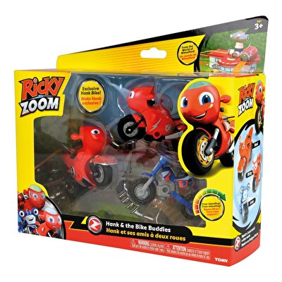 Ricky Zoom 3'lü Hank ve Motor Dostları Macera Paketi T20041