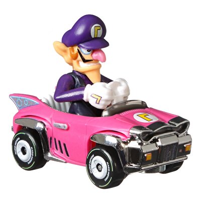 Hot Wheels Mario Kart Karakter Araçlar Waluigi GJH54