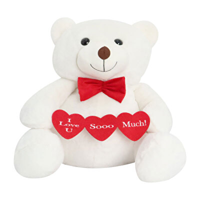 Papyonlu Beyaz Ayıcık 60 Cm