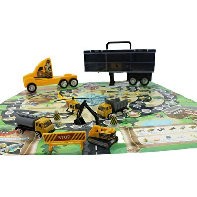 Taşınabilir Die Cast Metal Araçlı İnşaat Kamyonu BA 139A