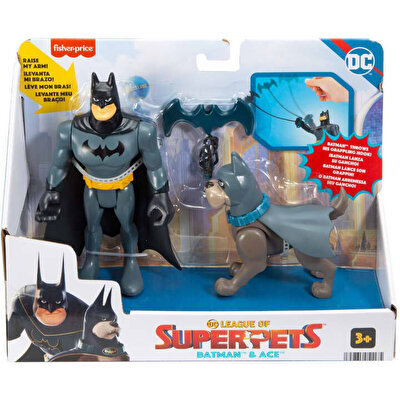 Fisher Price DC League Of Super Pets Batman ve Ace HGL03