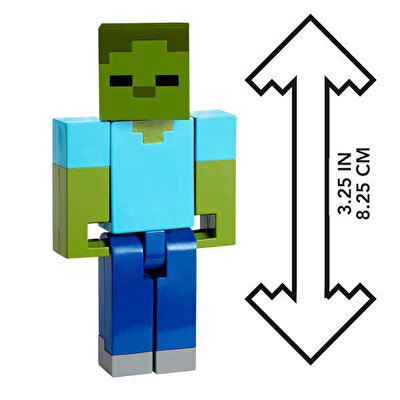 Mi̇necraft Aksesuarlı Fi̇gür Zombie JCN44