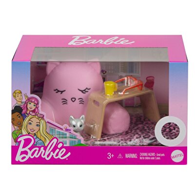 Barbie Ev Aksesuar Paketleri Dinlenme Oyun Seti GRG57