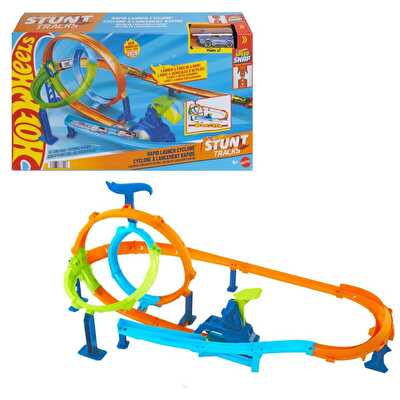 Hot Wheels Stunt Tracks Dolambaçlı Akrobatik Hız Pisti JHK73