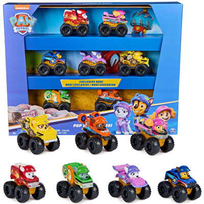 Paw Patrol Rescue Wheels 7’li Pup Squad Racers Seti